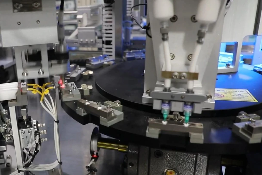 Automated Sensor Lead Forming, Insertion, and Potting Machine